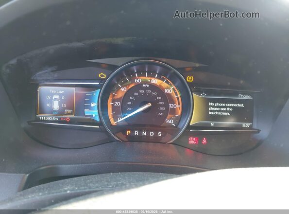 1FM5K8D8XJGC15548 2018 FORD EXPLORER White უკანა სავარძლების ხედი