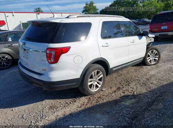 1FM5K8D8XJGC15548 2018 FORD EXPLORER White უკანა მარჯვენა