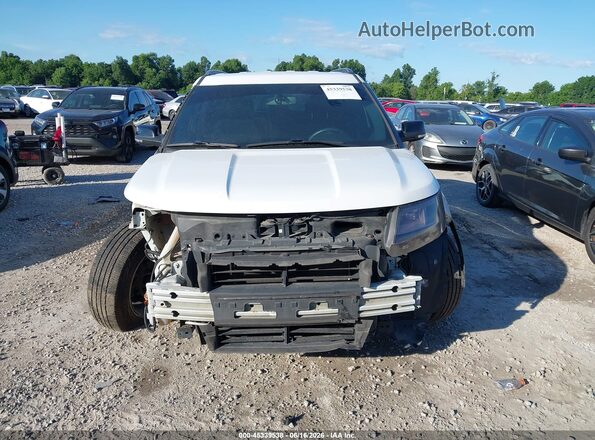 1FM5K8D8XJGC15548 2018 FORD EXPLORER White უკანა სალონის ხედი