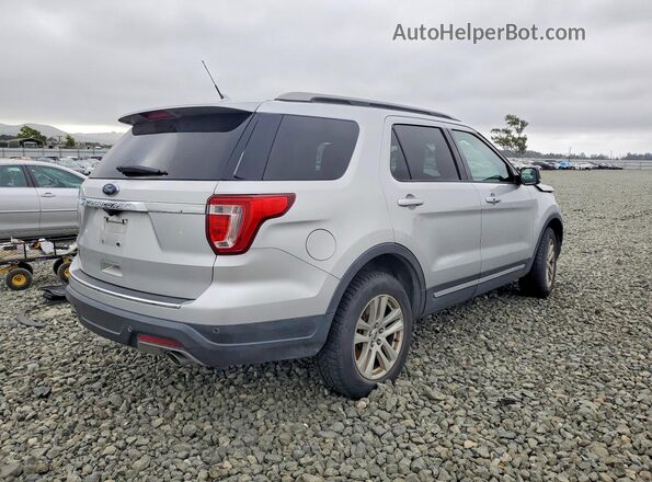 1FM5K8D8XJGC16134 2018 FORD EXPLORER Silver 
