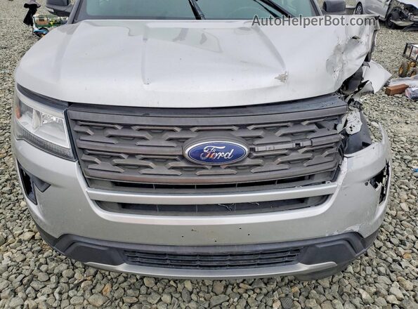 1FM5K8D8XJGC16134 2018 FORD EXPLORER Silver 