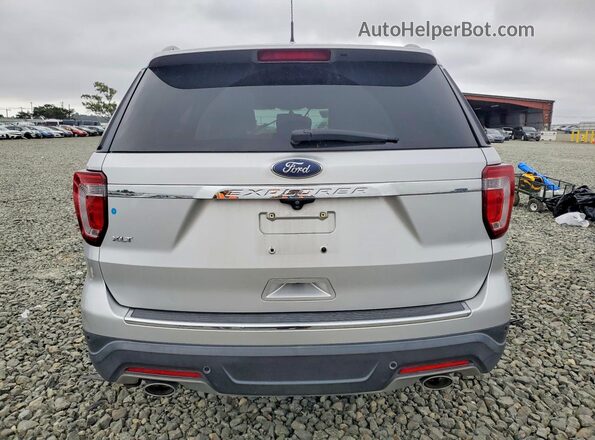 1FM5K8D8XJGC16134 2018 FORD EXPLORER Silver 