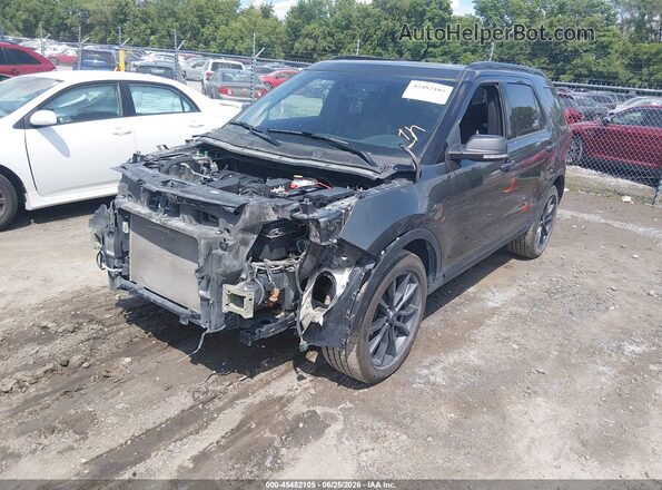 1FM5K8D8XJGC83803 2018 FORD EXPLORER Серый Передняя левая четверть