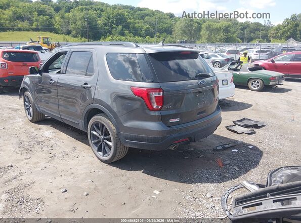 1FM5K8D8XJGC83803 2018 FORD EXPLORER Серый Задняя левая четверть