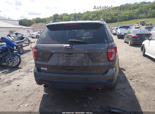 1FM5K8D8XJGC83803 2018 FORD EXPLORER Серый 