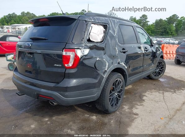 1FM5K8D8XKGA37769 2019 FORD EXPLORER Black უკანა მარჯვენა