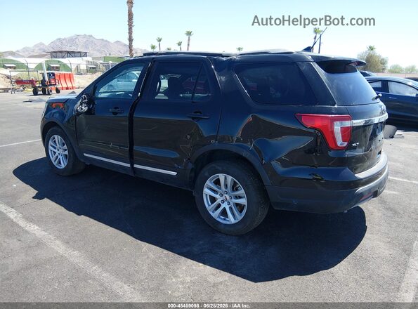 1FM5K8D8XKGA61845 2019 FORD EXPLORER Black Tył lewy