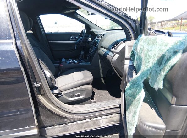 1FM5K8D8XKGA61845 2019 FORD EXPLORER Black Widok wnętrza z przodu