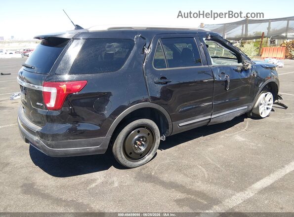 1FM5K8D8XKGA61845 2019 FORD EXPLORER Black Tył prawy