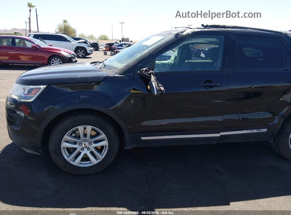 1FM5K8D8XKGA61845 2019 FORD EXPLORER Black Widok z przodu