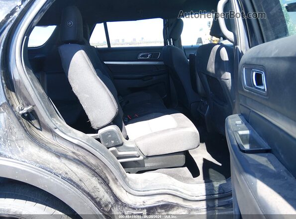 1FM5K8D8XKGA61845 2019 FORD EXPLORER Black Widok naklejki z numerem VIN