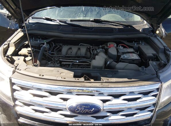 1FM5K8D8XKGA61845 2019 FORD EXPLORER Black Widok z tyłu