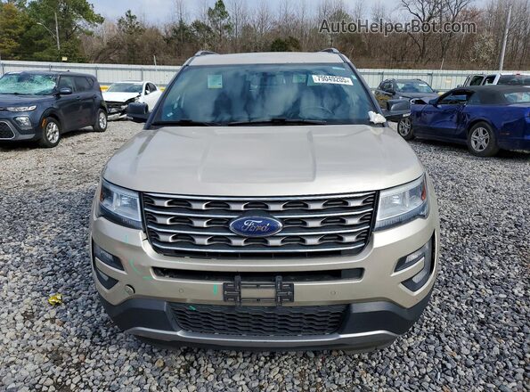 1FM5K8DH0HGC09347 2017 FORD EXPLORER Tan წინა ხედი