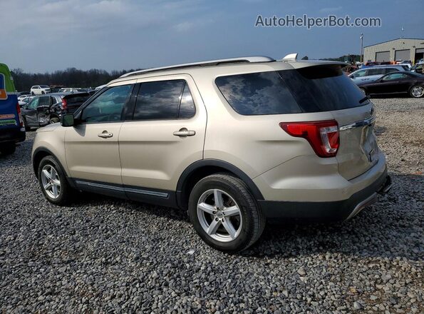 1FM5K8DH0HGC09347 2017 FORD EXPLORER Tan უკანა მარცხენა