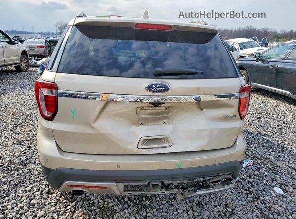 1FM5K8DH0HGC09347 2017 FORD EXPLORER Tan უკანა ხედი