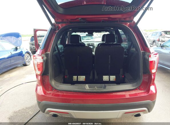 1FM5K8DH1HGC05355 2017 FORD EXPLORER Red 