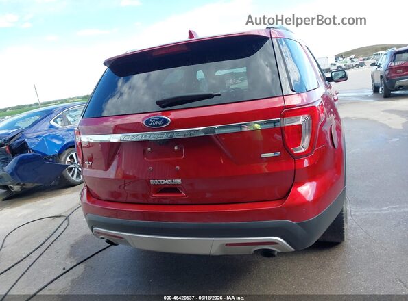 1FM5K8DH1HGC05355 2017 FORD EXPLORER Red 