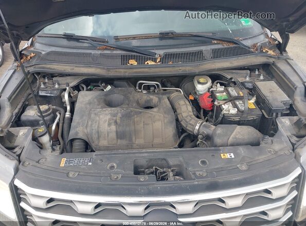 1FM5K8DH1HGD96548 2017 FORD EXPLORER Black Vista trasera