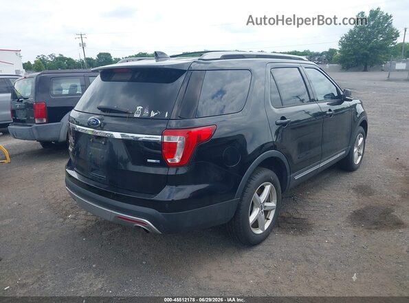 1FM5K8DH1HGD96548 2017 FORD EXPLORER Black Trasero derecho