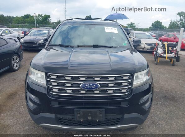 1FM5K8DH1HGD96548 2017 FORD EXPLORER Black Vista frontal