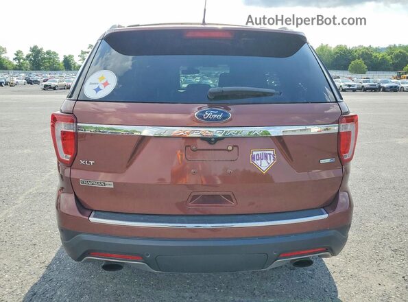 1FM5K8DH1JGA01872 2018 FORD EXPLORER Red 