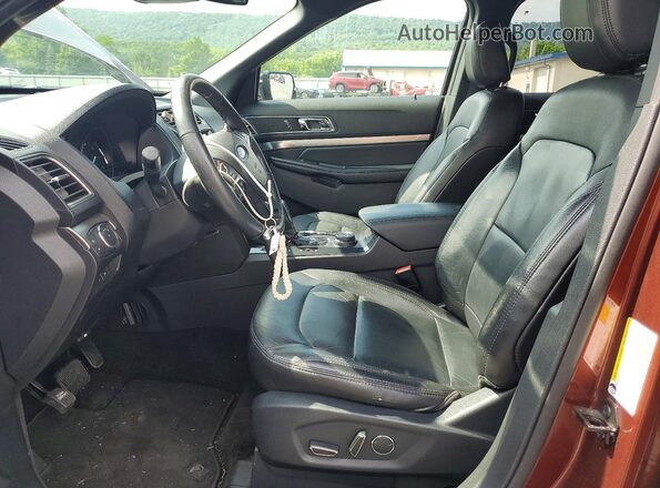 1FM5K8DH1JGA01872 2018 FORD EXPLORER Red 