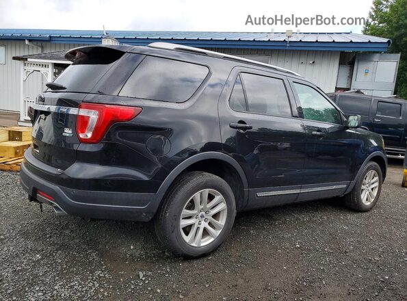 1FM5K8DH1JGC21514 2018 FORD EXPLORER Черный Задняя правая четверть