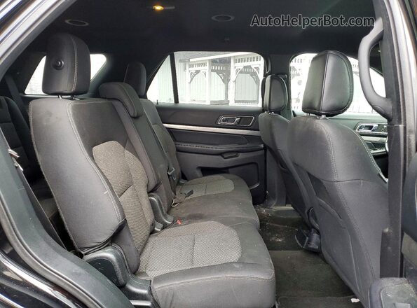 1FM5K8DH1JGC21514 2018 FORD EXPLORER Черный Вид задней части салона
