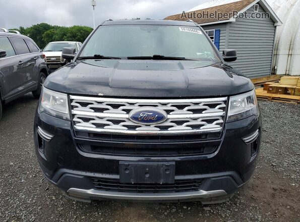 1FM5K8DH1JGC21514 2018 FORD EXPLORER Черный Вид спереди