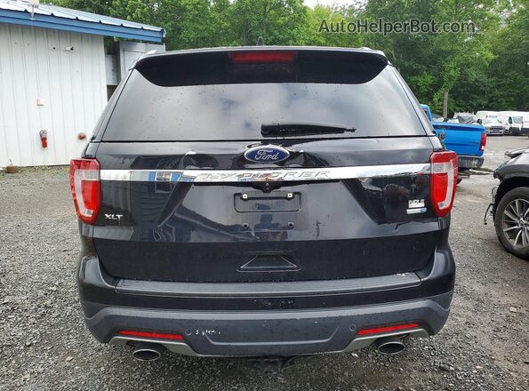1FM5K8DH1JGC21514 2018 FORD EXPLORER Черный Вид сзади