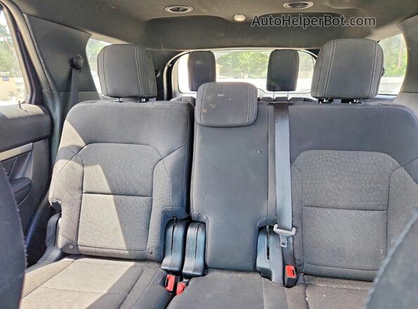 1FM5K8DH1JGC33873 2018 FORD EXPLORER Blue Rear seats view