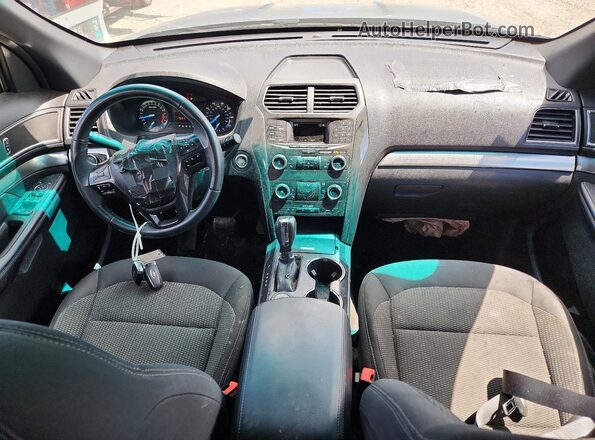 1FM5K8DH1JGC33873 2018 FORD EXPLORER Blue Dashboard view