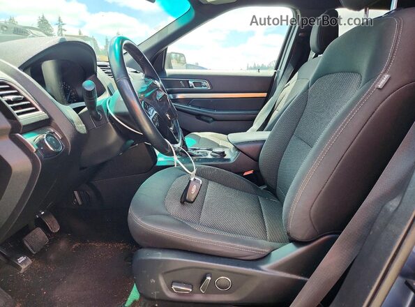 1FM5K8DH1JGC33873 2018 FORD EXPLORER Blue Front interior view