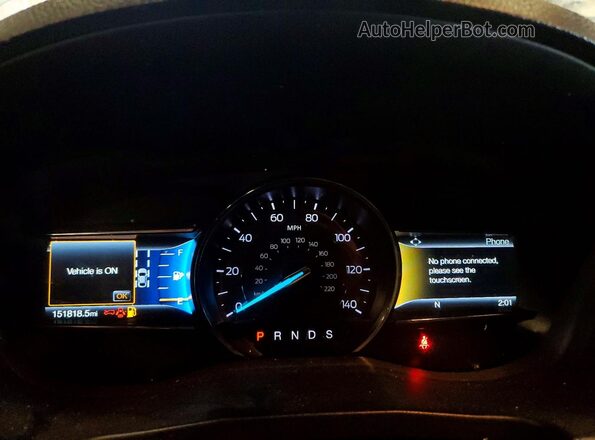 1FM5K8DH2JGA85118 2018 FORD EXPLORER Silver Instrument cluster view