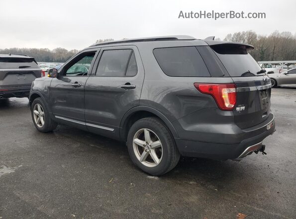 1FM5K8DH3GGC38243 2016 FORD EXPLORER Gray უკანა მარცხენა