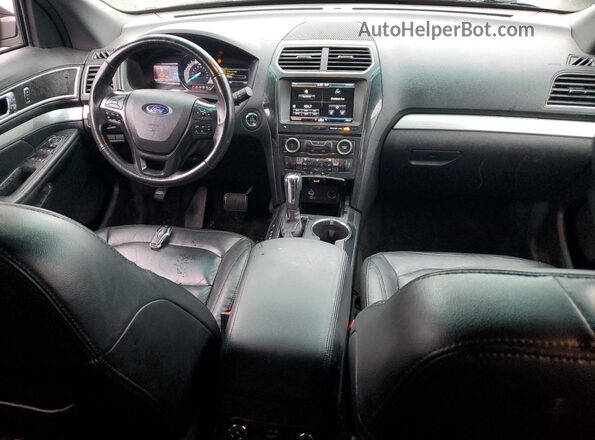 1FM5K8DH3GGC38243 2016 FORD EXPLORER Gray წინა პანელის ხედი