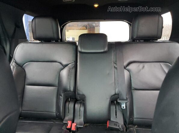 1FM5K8DH3GGC38243 2016 FORD EXPLORER Gray უკანა სავარძლების ხედი