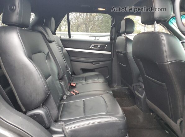 1FM5K8DH3GGC38243 2016 FORD EXPLORER Gray უკანა სალონის ხედი