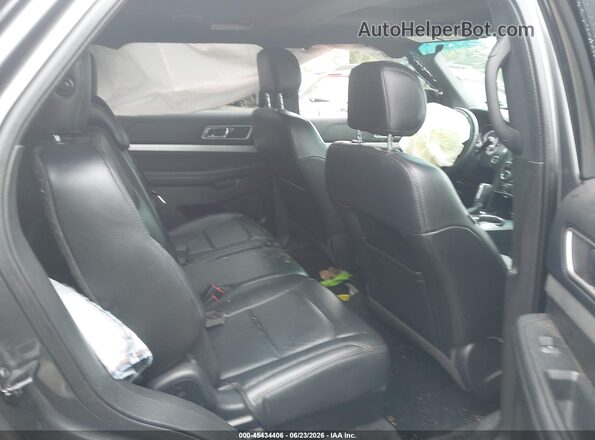 1FM5K8DH3GGD08372 2016 FORD EXPLORER Gray Vista de la etiqueta del VIN