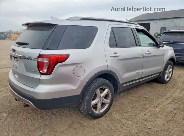 1FM5K8DH3HGA68323 2017 FORD EXPLORER Silver Rear right
