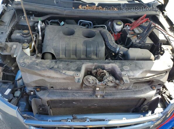 1FM5K8DH3JGC46866 2018 FORD EXPLORER Синий Вид подкапотного пространства