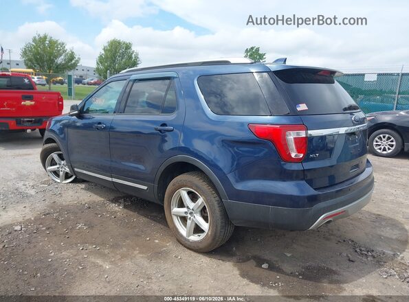 1FM5K8DH4GGC38221 2016 FORD EXPLORER Blue უკანა მარცხენა