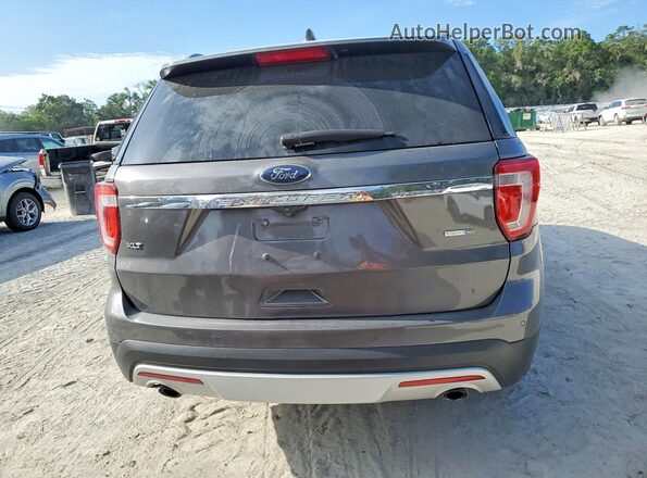 1FM5K8DH4GGC96913 2016 FORD EXPLORER Black უკანა ხედი