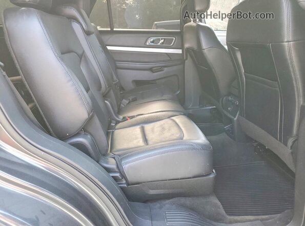 1FM5K8DH4GGC96913 2016 FORD EXPLORER Black უკანა სალონის ხედი