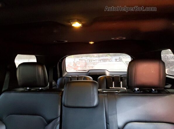1FM5K8DH4GGC96913 2016 FORD EXPLORER Black უკანა სავარძლების ხედი