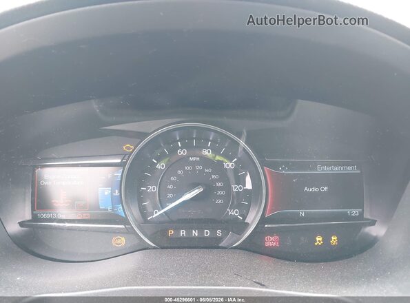 1FM5K8DH4HGD73801 2017 FORD EXPLORER Blue Հետևի նստատեղերի տեսք