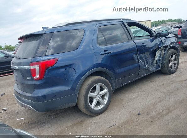 1FM5K8DH4HGD73801 2017 FORD EXPLORER Blue Հետևի աջ