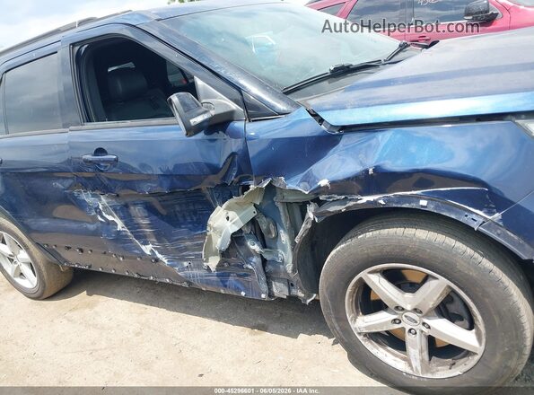 1FM5K8DH4HGD73801 2017 FORD EXPLORER Blue Դիմացի տեսք