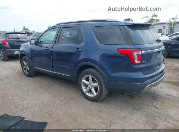 1FM5K8DH4HGD73801 2017 FORD EXPLORER Blue Հետևի ձախ