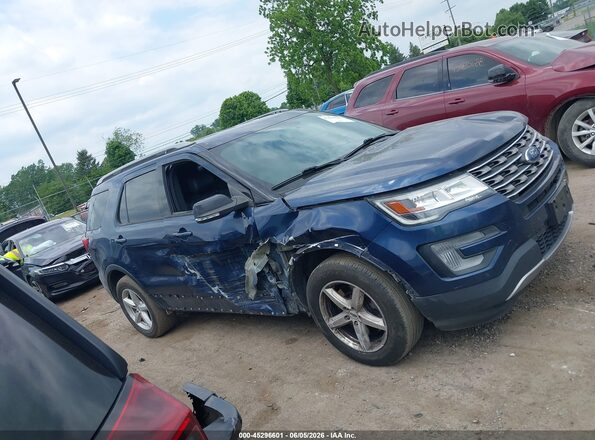 1FM5K8DH4HGD73801 2017 FORD EXPLORER Blue Սալոնի հետևի տեսք
